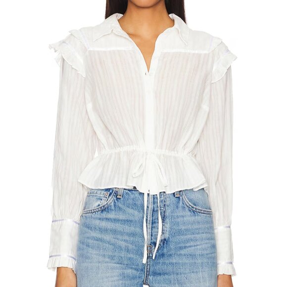 Free People Solid Daybreak Blouse - Picture 1 of 1